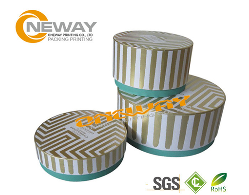 Glossy Lamination Paper Flower Box Round With Custom Special Art Paper