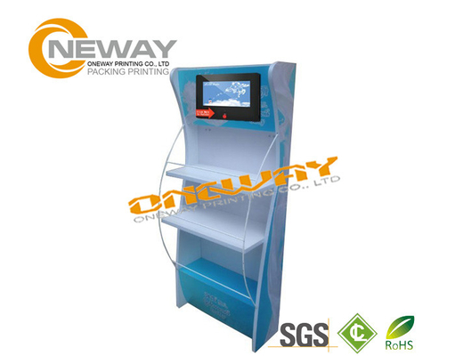 Custom Retail Floor Corrugated Pop Displays Wine Stand Offset Printing