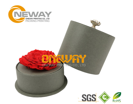 Luxury Flower Transport Boxes For Rose / Round Gift Flower Packaging Boxes
