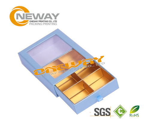 Ivory Board Flower Paper Box with Clear Window / Retail Gift Boxes