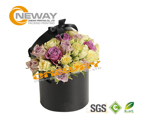 Universal Paper Round Flower Box CMYK Full Color Offset Printing