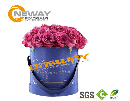 Universal Paper Round Flower Box CMYK Full Color Offset Printing