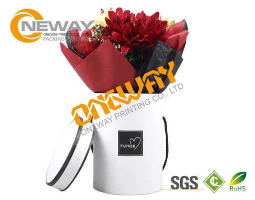 Flower Print Black Rose Gift Wrapping Boxes With Recycled Materials