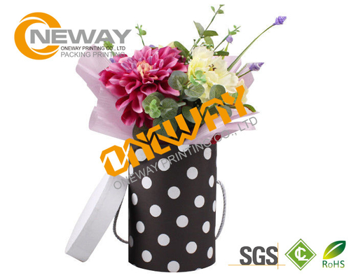Flower Print Black Rose Gift Wrapping Boxes With Recycled Materials