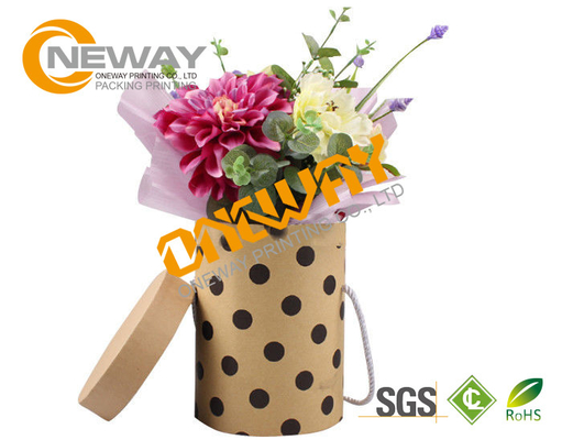 Flower Print Black Rose Gift Wrapping Boxes With Recycled Materials
