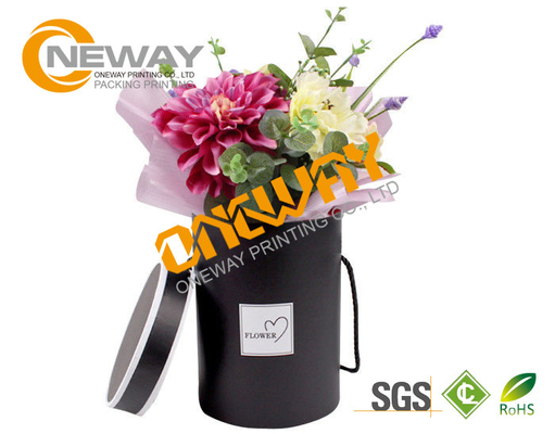 Flower Print Black Rose Gift Wrapping Boxes With Recycled Materials