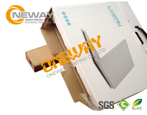 Corrugated Sliding Folding Paper Laptop Packaging Box  Handmade