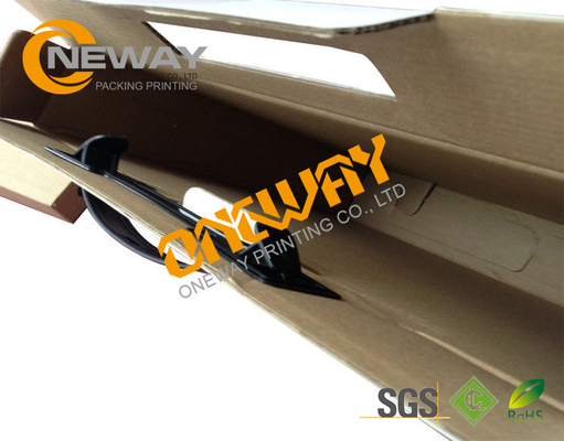 Corrugated Sliding Folding Paper Laptop Packaging Box  Handmade