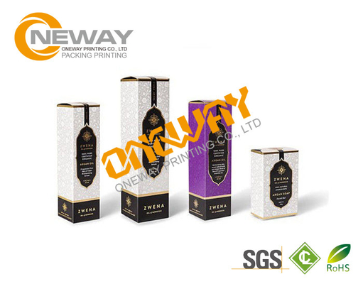 Custom Fancy Printed Paper Plastic Foldable Cosmetic Packaging Box