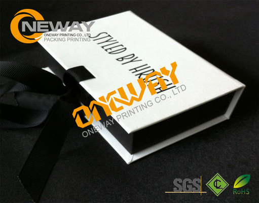 Printed Packaging Boxes , Black Printing Packing Hard Luxury Shoe Box
