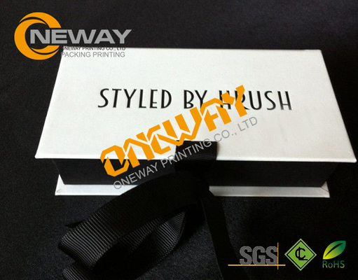 Printed Packaging Boxes , Black Printing Packing Hard Luxury Shoe Box