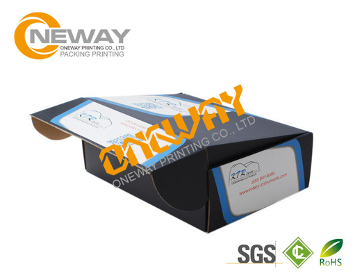 Printed Packaging Boxes , Custom Corrugated Fold Paper Box Packaging With Logo Print