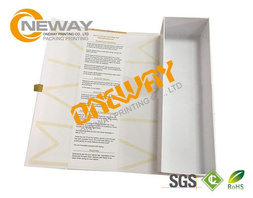 Printed Custom Corrugated Boxes ， Empty Paper Virgin Hair Packaging Boxes