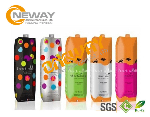 Custom Printing 24 Pack Bottles Corrugated Moving Cartons Juice Packing Boxes With Dividers