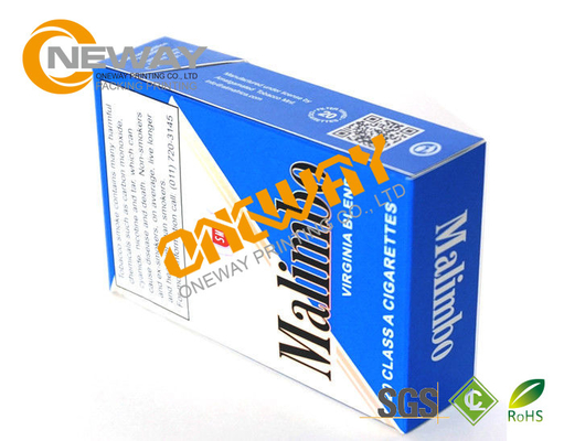 Luxury Paper Disposable Cigarette Paper Box Various Sizes For Gift / Supermarket