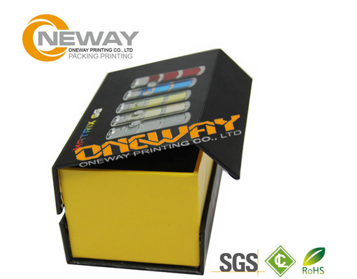 Grey Matt Paper Electronic Product Packaging Boxes 20 * 15 * 6cm