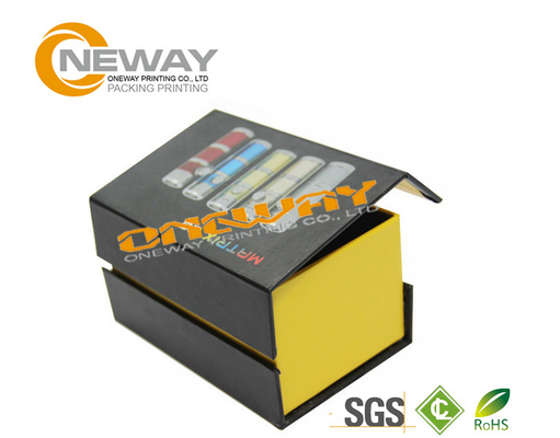 Grey Matt Paper Electronic Product Packaging Boxes 20 * 15 * 6cm
