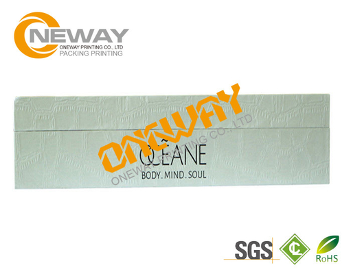 Customized Luxury White Rectangle Paper Perfume Packaging Boxes Offset Printing