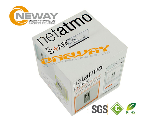 Electronics Paper Packaging Box CMYK Full Color Offset Printing