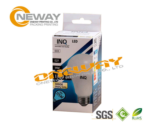 Corrugated Paper Led Light Bulb Electronics Packaging Boxes CMYK Color