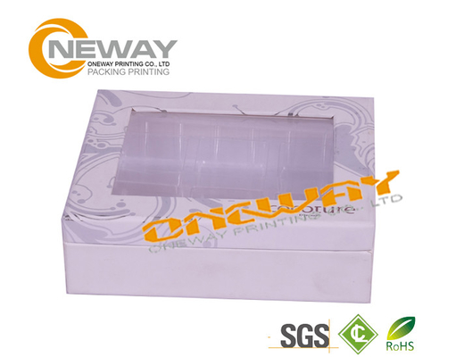 Paper Custom Printed Cosmetic Boxes Set For Gift with  PVC Window