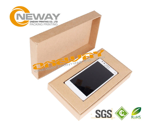 Recycled Kraft Paper Custom Printed Gift Boxes / Retail Gift Boxes