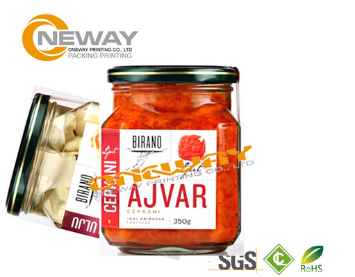 Paper Self Adhesive Labels New Premium Health Food Cans Tabs Label