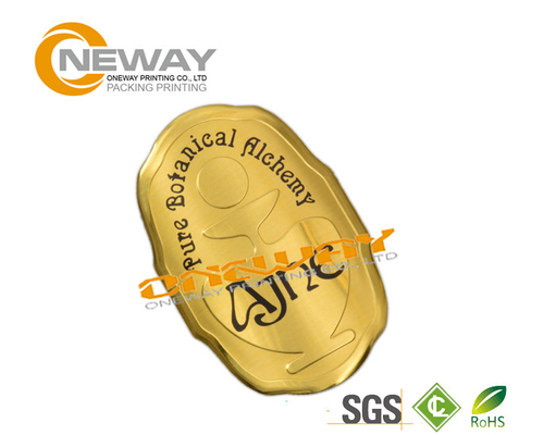 Aluminum Wine Custom Label Tags / Stamping Metal Wine Bottle Tag