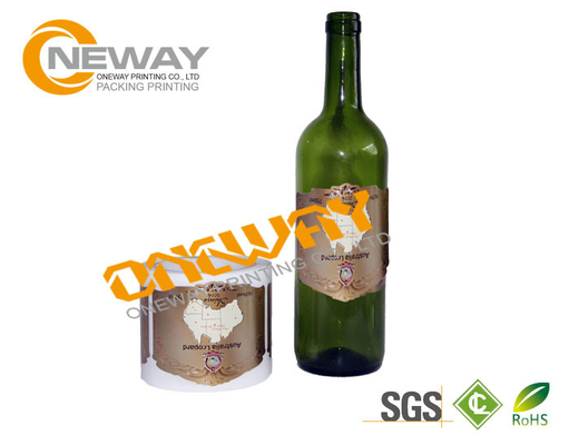 Scratch - Off Custom Printed Labels / Wine Bottle Tag Various Shape