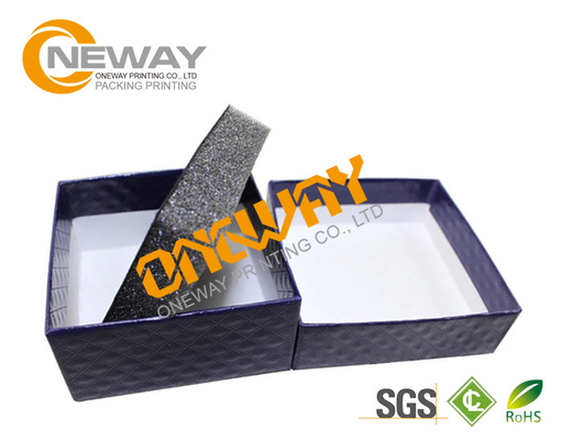 Durable Custom Printed Gift Boxes , Cardboard Jewelry Box Eco - Friendly