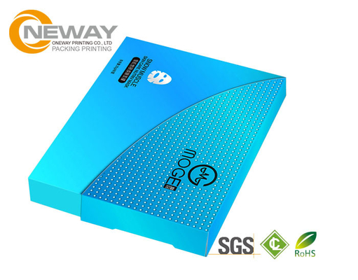 Customized Paper Packing Boxes / Cosmetic Paper Box With Lids