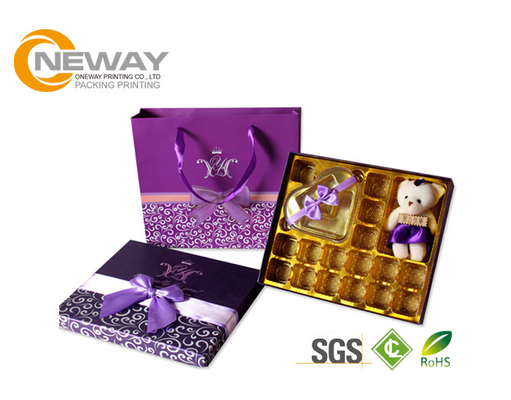 Gift Basket Flower Paper Box Rose Printed Wedding Dress Packing Boxes