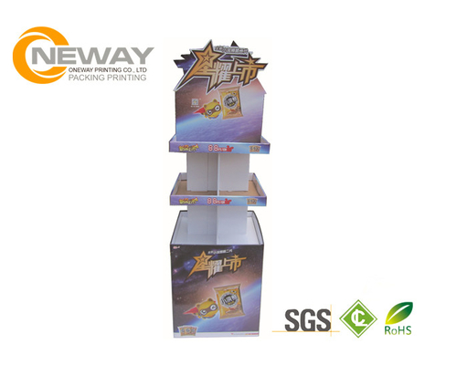 Attractive full Paper Beverage Cardboard Pallet Display Pop Display Stand Heavy Duty