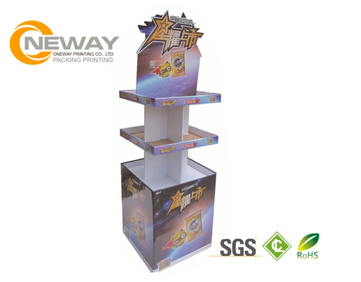 Attractive full Paper Beverage Cardboard Pallet Display Pop Display Stand Heavy Duty