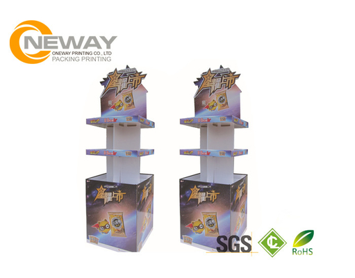 Attractive full Paper Beverage Cardboard Pallet Display Pop Display Stand Heavy Duty