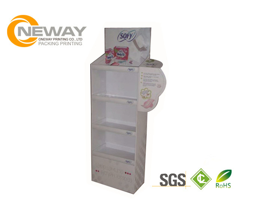 Offset Printing Advertising pallet display shelf Recycled for Supermarket