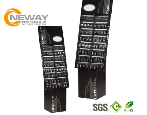 3 Tiers Corrugated Cardboard Display Stand Unit For Sport Watches Display