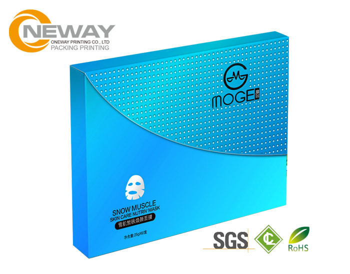 Customized Paper Packing Boxes / Cosmetic Paper Box With Lids