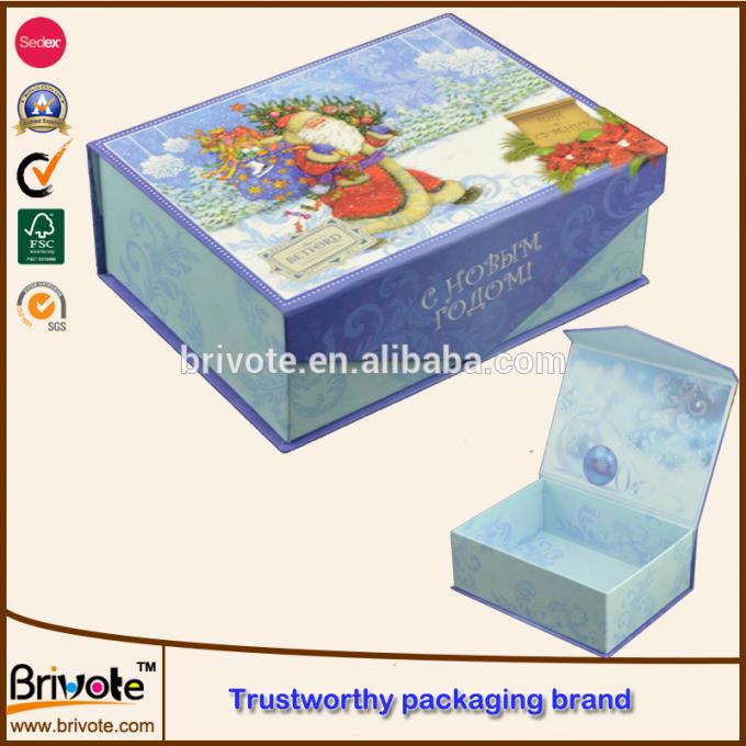 ভাঁজ বক্স বোর্ড / ভাঁজ বক্স বৈদ্যুতিন কাগজ প্যাকেজিং / বই আকৃতি ফোল্ডিং বক্স